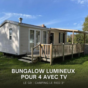 Le G9 - Bungalow lumineux pour 4 avec TV